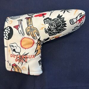 Deveraux Golf Skull Snake Putter Cover